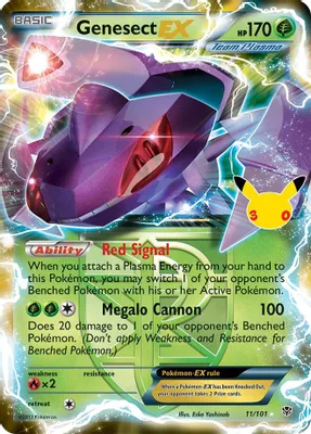 Genesect EX (Team Plasma) from ME: 30th Celebration Classic Collection
