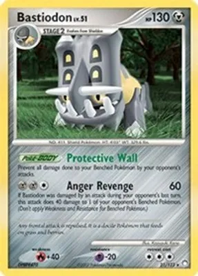 Bastiodon - 21/123 (DP Mysterious Treasures) from Deck Exclusives
