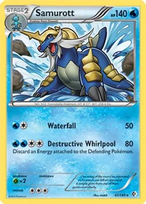 Samurott - 41/149 (BW Boundaries Crossed) from Deck Exclusives
