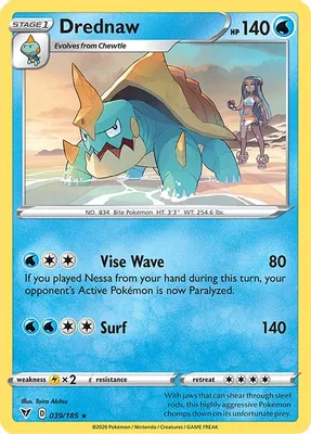 Drednaw - 39/185 (Cracked Ice Holo) from Deck Exclusives