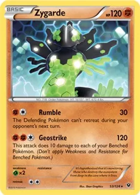 Zygarde - 53/124 (XY Fates Collide) from Deck Exclusives