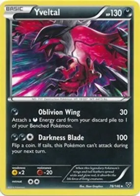 Yveltal - 78/146 (Cracked Ice Holo) from Deck Exclusives