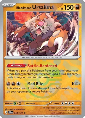Bloodmoon Ursaluna (Poke Ball Pattern) from SV: Prismatic Evolutions