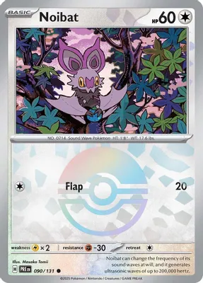 Noibat (Poke Ball Pattern) from SV: Prismatic Evolutions