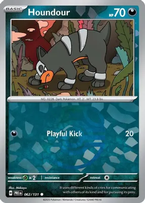 Houndour (Master Ball Pattern) from SV: Prismatic Evolutions