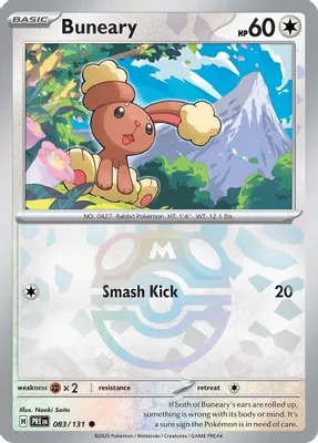 Buneary (Master Ball Pattern) from SV: Prismatic Evolutions