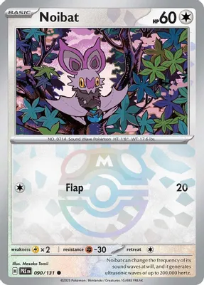 Noibat (Master Ball Pattern) from SV: Prismatic Evolutions