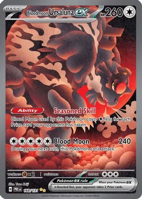 Bloodmoon Ursaluna ex from SV: Prismatic Evolutions