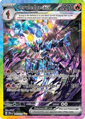 Ceruledge ex from SV: Prismatic Evolutions