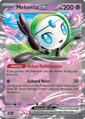 Meloetta ex from SV: Black Bolt