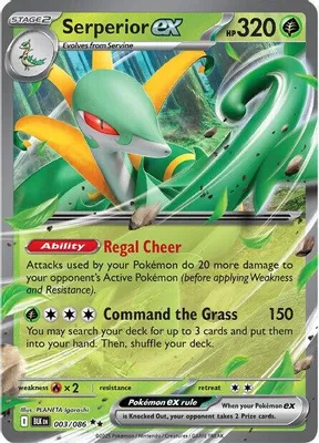 Serperior ex from SV: Black Bolt