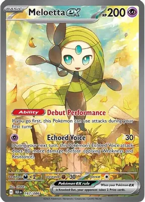 Meloetta ex - 167/086 from SV: Black Bolt