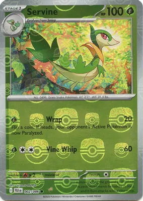 Servine (Master Ball Pattern) from SV: Black Bolt