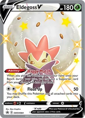 Eldegoss V - SWSH084 from SWSH: Sword & Shield Promo Cards