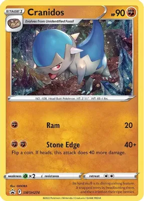 Cranidos - SWSH274 from SWSH: Sword & Shield Promo Cards
