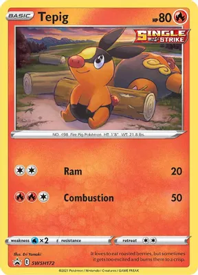 Tepig - SWSH172 from SWSH: Sword & Shield Promo Cards