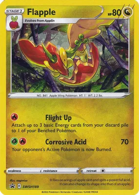 Flapple - SWSH189 from SWSH: Sword & Shield Promo Cards