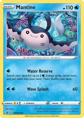 Mantine - SWSH026 from SWSH: Sword & Shield Promo Cards
