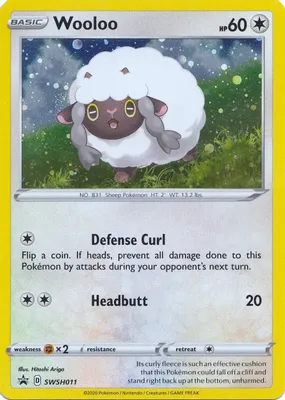 Wooloo - SWSH011 from SWSH: Sword & Shield Promo Cards