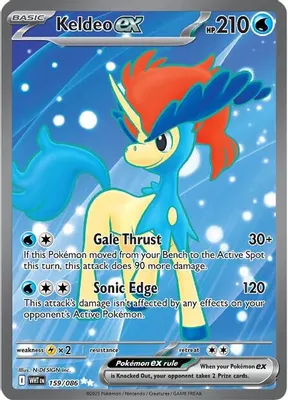 Keldeo ex - 159/086 from SV: White Flare
