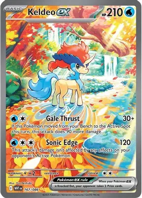Keldeo ex - 167/086 from SV: White Flare