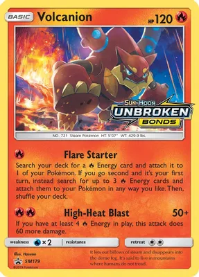Volcanion - SM179 (Prerelease) from SM Promos
