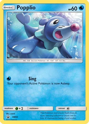 Popplio - SM03 from SM Promos