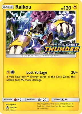 Raikou - SM150 (Prerelease) from SM Promos