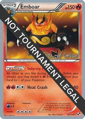 Emboar - 2011 (David Cohen) from World Championship Decks