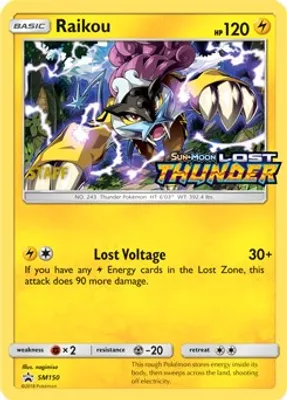 Raikou - SM150 (Prerelease) (Staff) from SM Promos