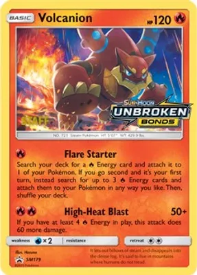 Volcanion - SM179 (Prerelease) [Staff] from SM Promos