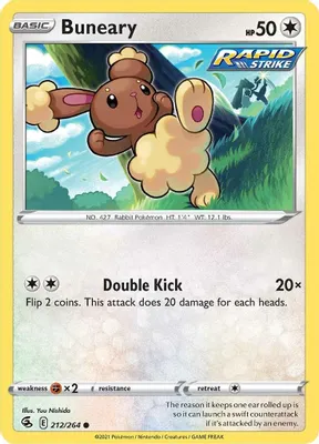 Buneary from SWSH08: Fusion Strike