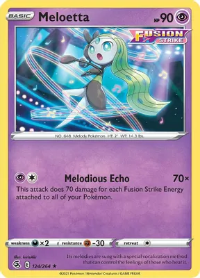 Meloetta from SWSH08: Fusion Strike
