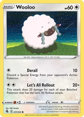 Wooloo (221) from SWSH08: Fusion Strike