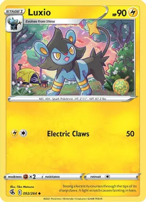 Luxio from SWSH08: Fusion Strike