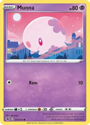 Munna from SWSH08: Fusion Strike
