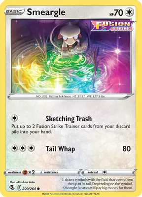 Smeargle from SWSH08: Fusion Strike
