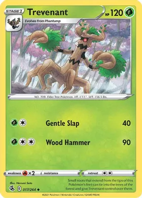 Trevenant from SWSH08: Fusion Strike