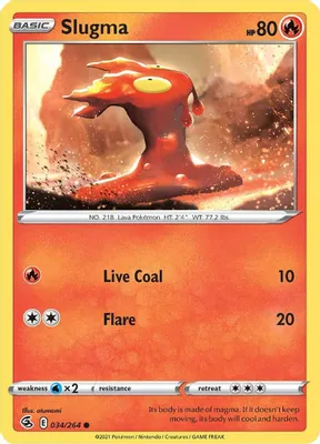 Slugma from SWSH08: Fusion Strike