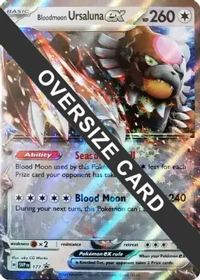 Bloodmoon Ursaluna ex - 177 from Jumbo Cards