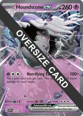 Houndstone ex - 162 from Jumbo Cards