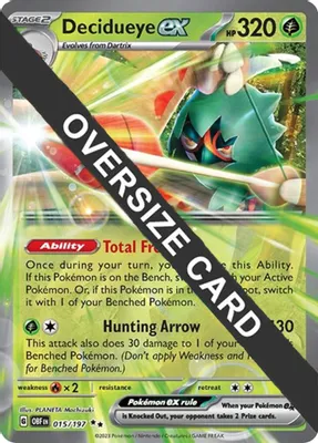 Decidueye ex - 015/197 from Jumbo Cards