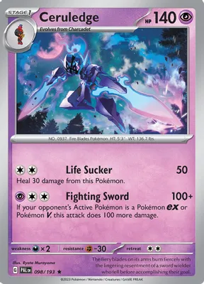 Ceruledge from SV02: Paldea Evolved