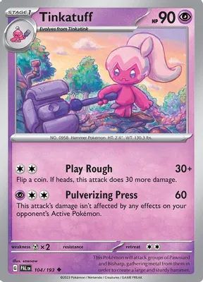 Tinkatuff - 104/193 from SV02: Paldea Evolved