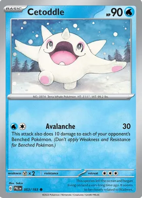 Cetoddle - 053/193 from SV02: Paldea Evolved