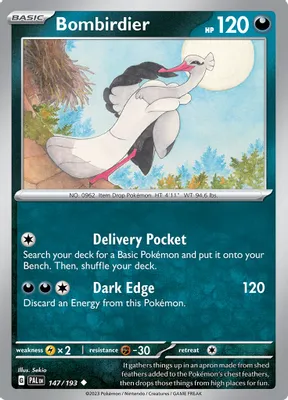 Bombirdier from SV02: Paldea Evolved