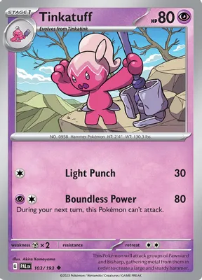Tinkatuff - 103/193 from SV02: Paldea Evolved