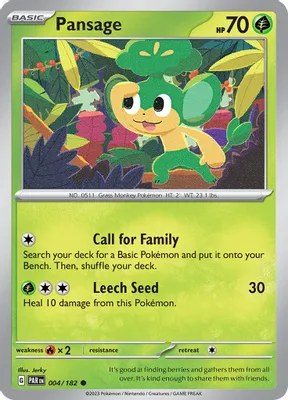 Pansage from SV04: Paradox Rift