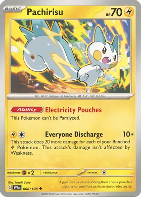 Pachirisu - 068/198 from SV01: Scarlet & Violet Base Set
