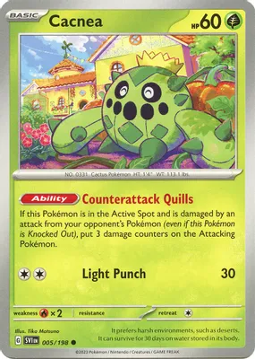 Cacnea - 005/198 from SV01: Scarlet & Violet Base Set